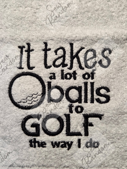 NOVELTY GOLF TOWEL