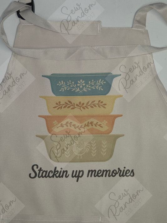 STACKIN MEMORIES APRON