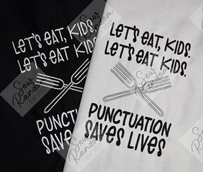 PUNCTUATION TEA TOWEL