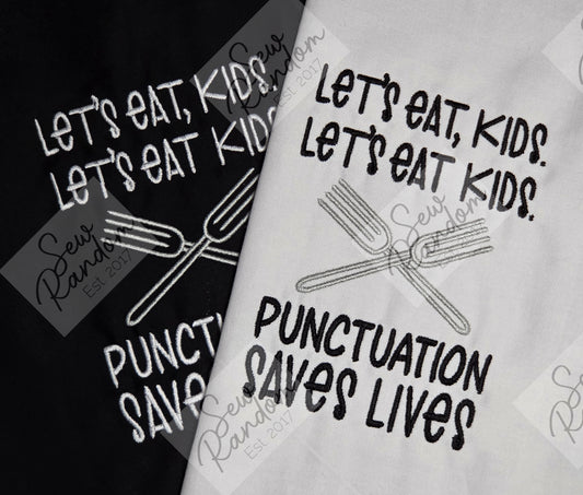 PUNCTUATION TEA TOWEL
