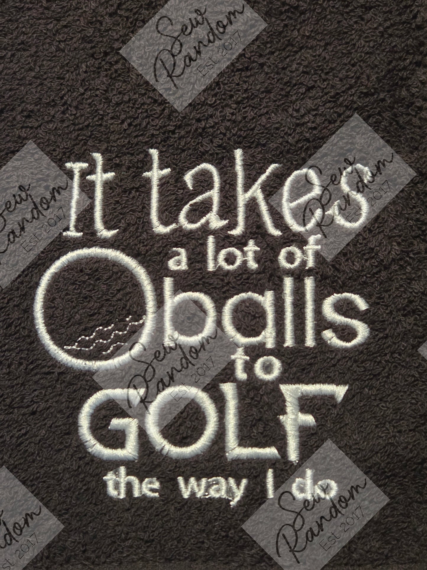 NOVELTY GOLF TOWEL