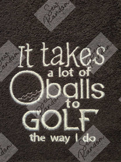 NOVELTY GOLF TOWEL