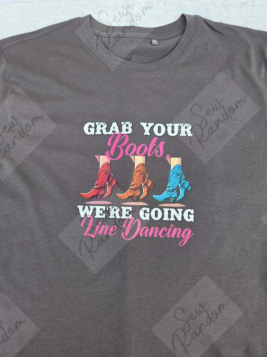GRAB YOUR BOOTS T SHIRT