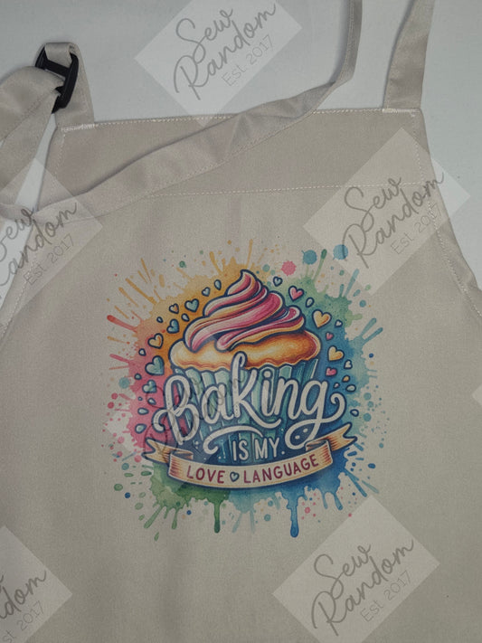 BAKING LANGUAGE APRON