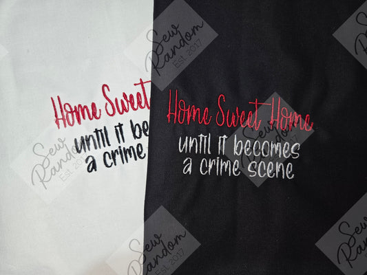 HSH CRIME SCENE TEA TOWEL