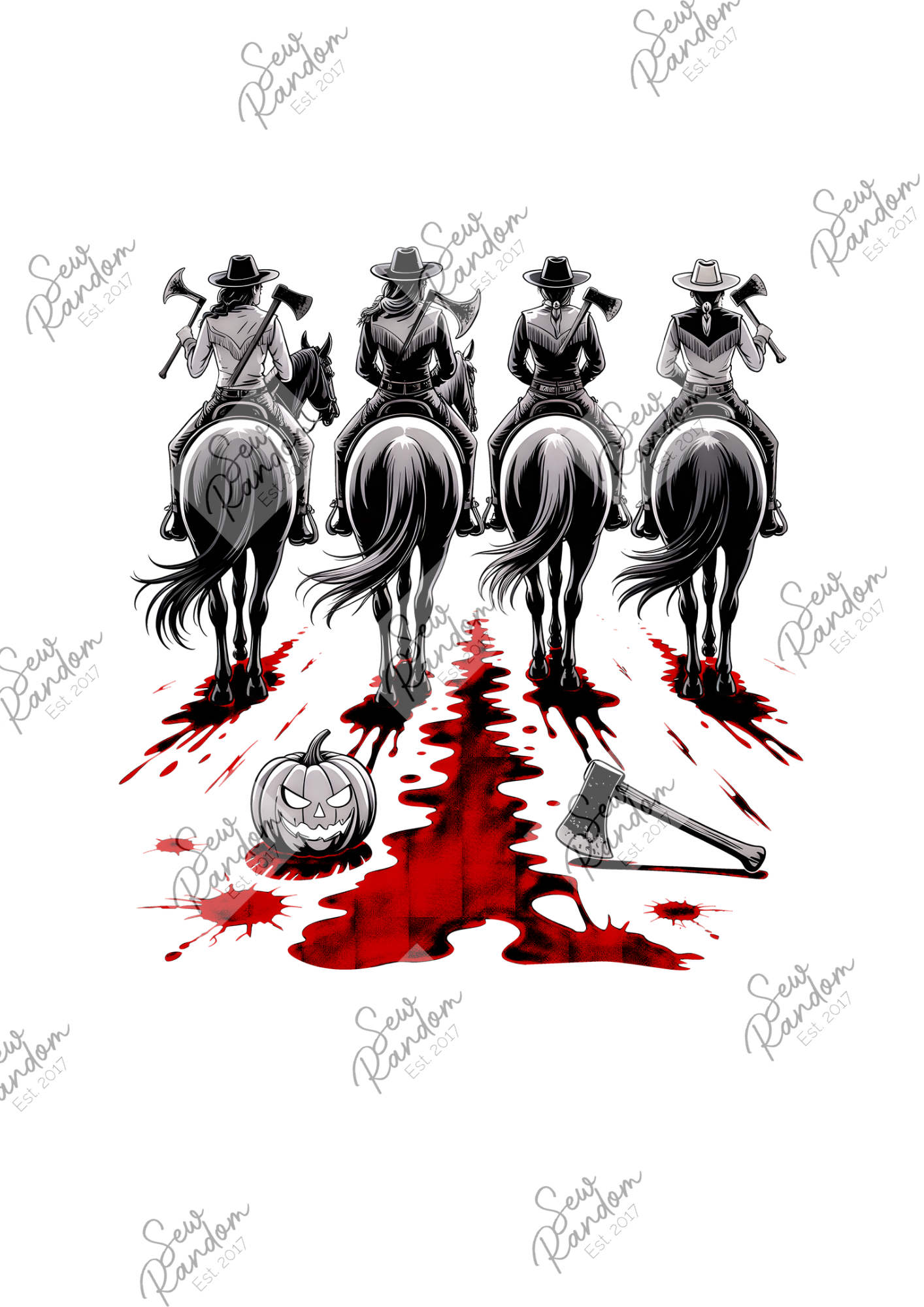 HALLOWEEN COWGIRLS T SHIRT