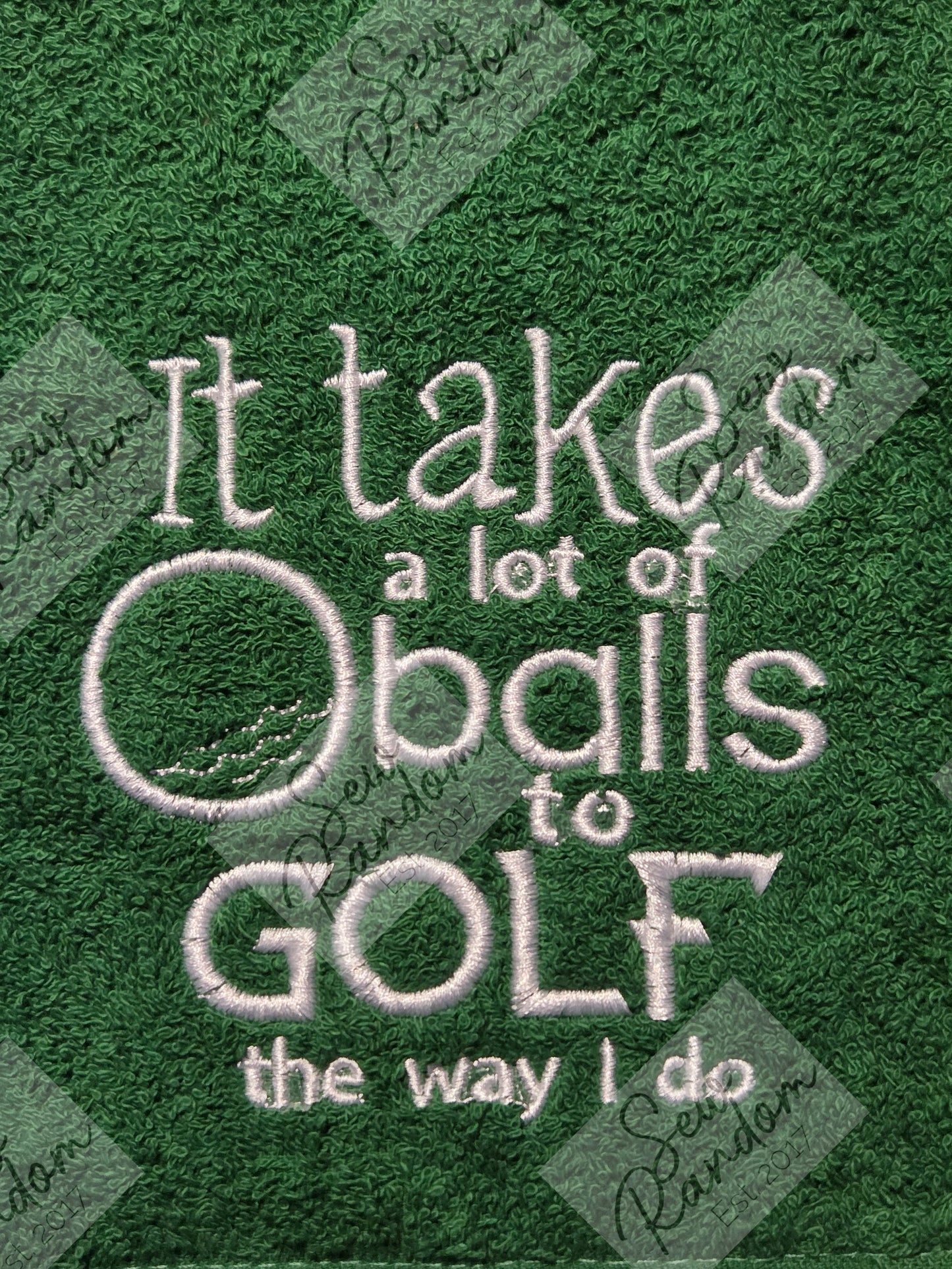 NOVELTY GOLF TOWEL
