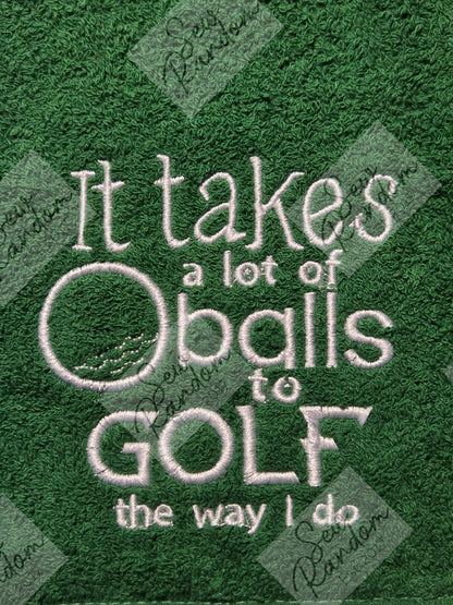 NOVELTY GOLF TOWEL