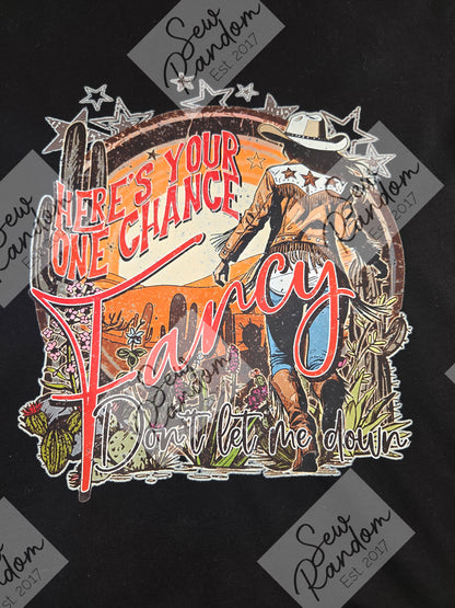 ONE CHANCE FANCY ORGANIC COTTON T SHIRT