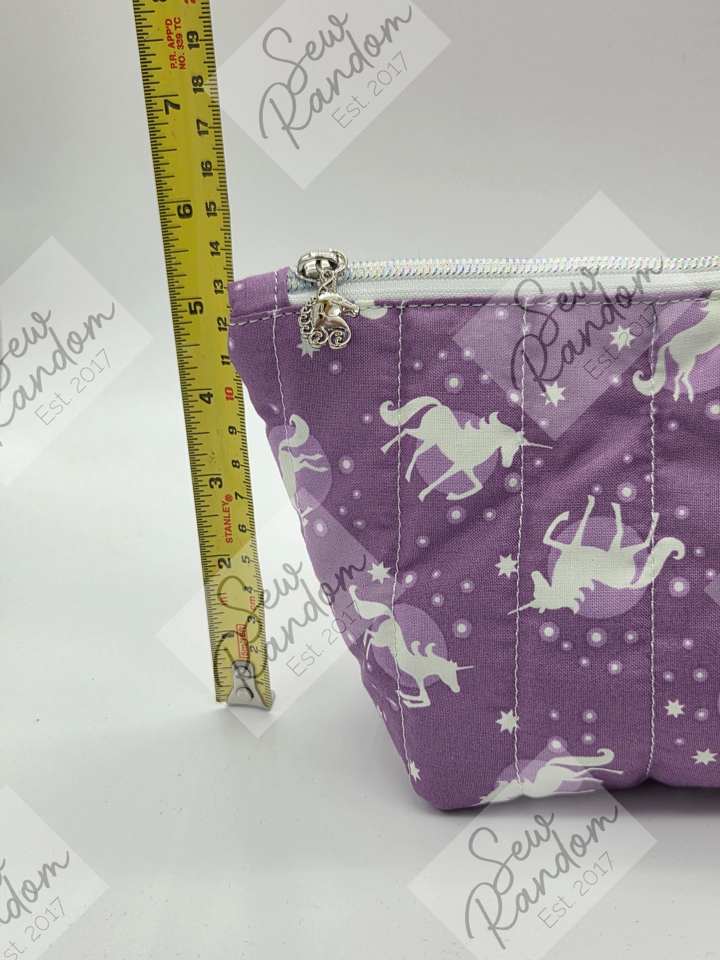 DOLLY QUILTED BAG - PURPLE UNICORN