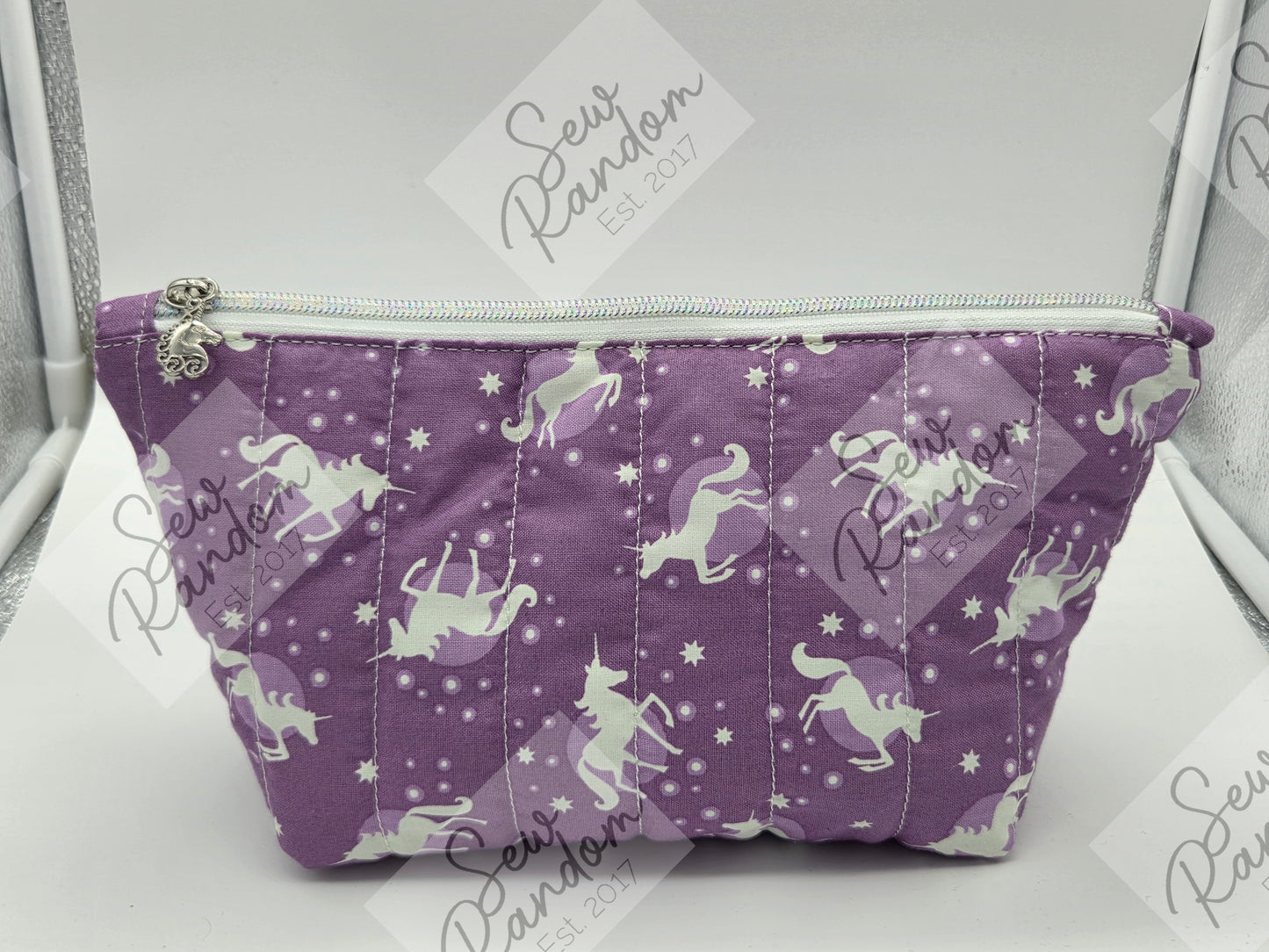 DOLLY QUILTED BAG - PURPLE UNICORN