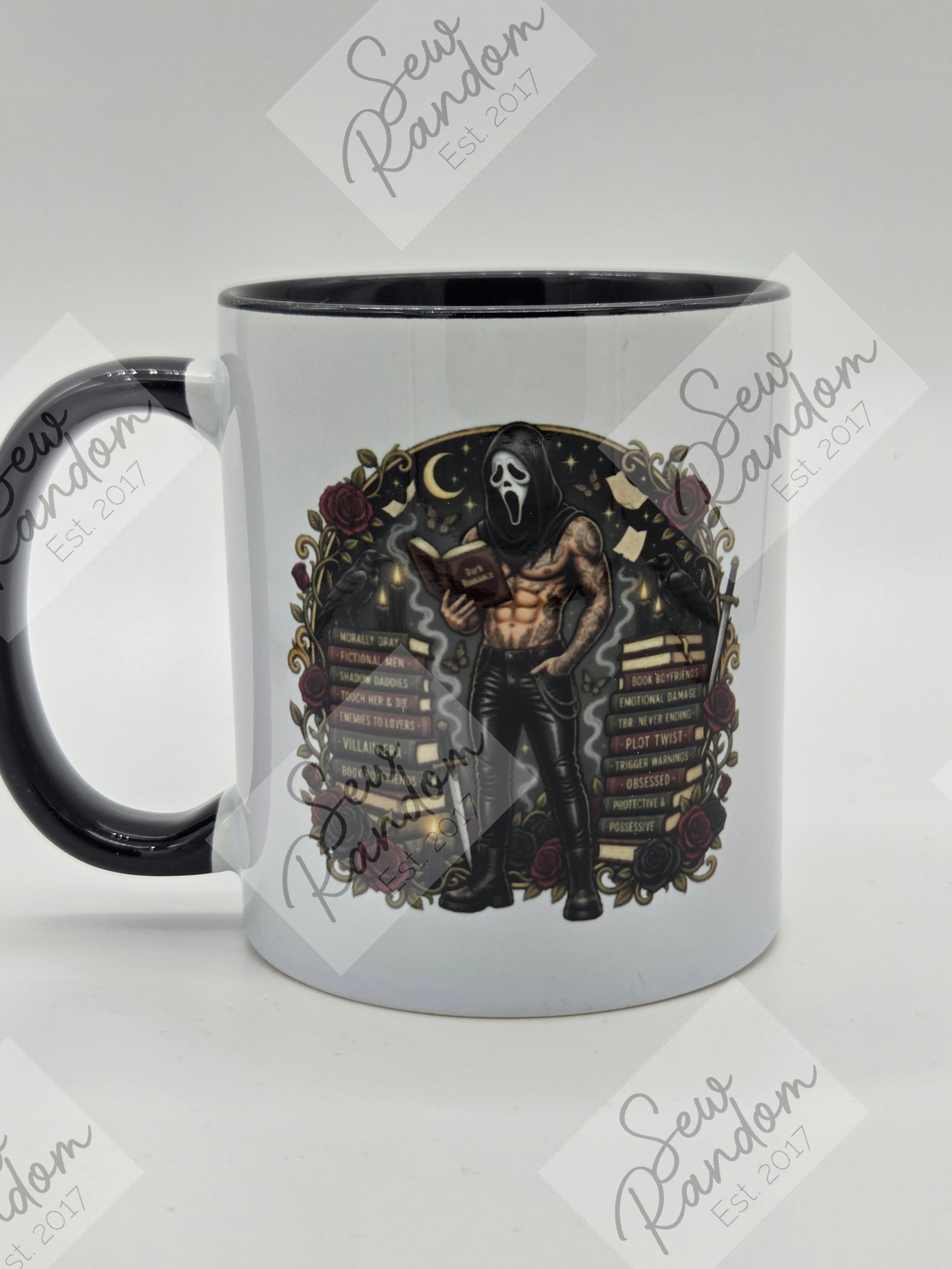 MASKED READER MUG