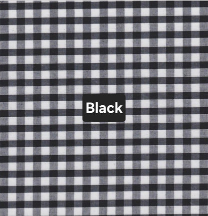 GINGHAM SCRUNCHIES