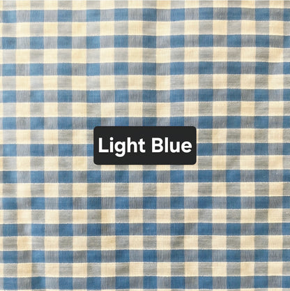 GINGHAM SCRUNCHIES