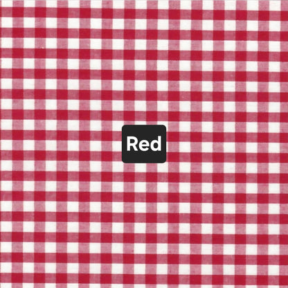GINGHAM SCRUNCHIES