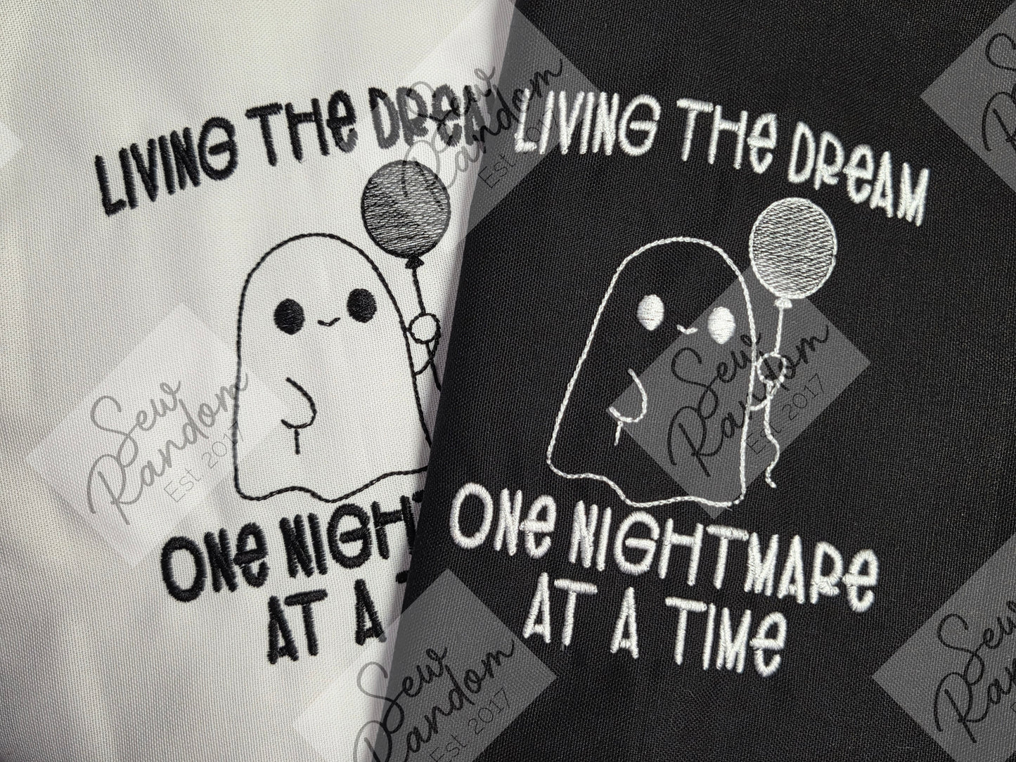 LIVING THE DREAM TEA TOWEL