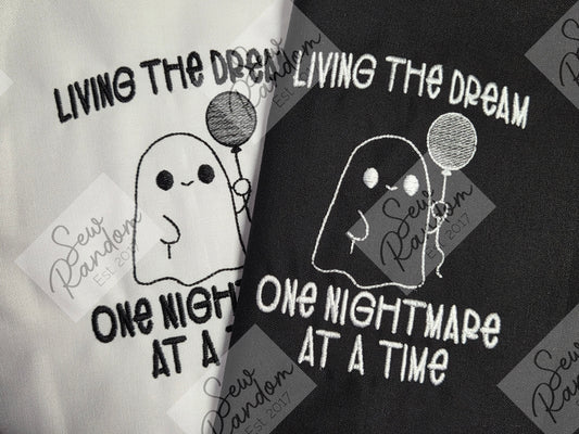 LIVING THE DREAM TEA TOWEL