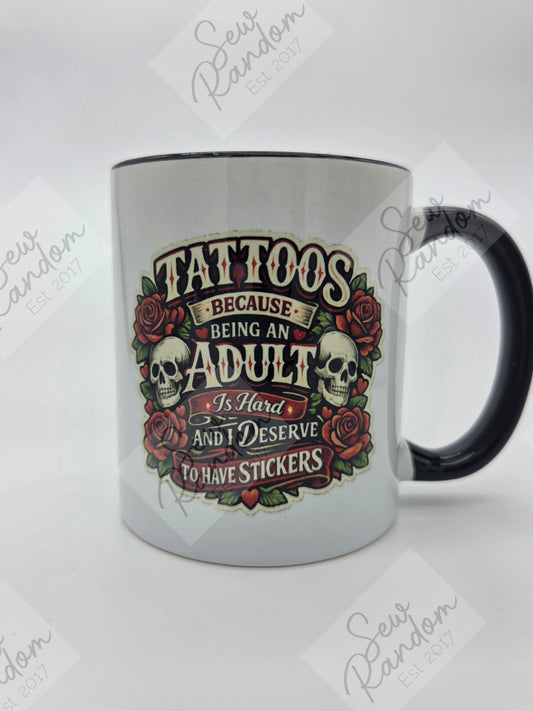 ADULT STICKERS MUG