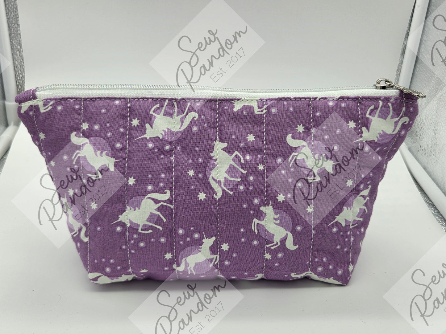 DOLLY QUILTED BAG - PURPLE UNICORN