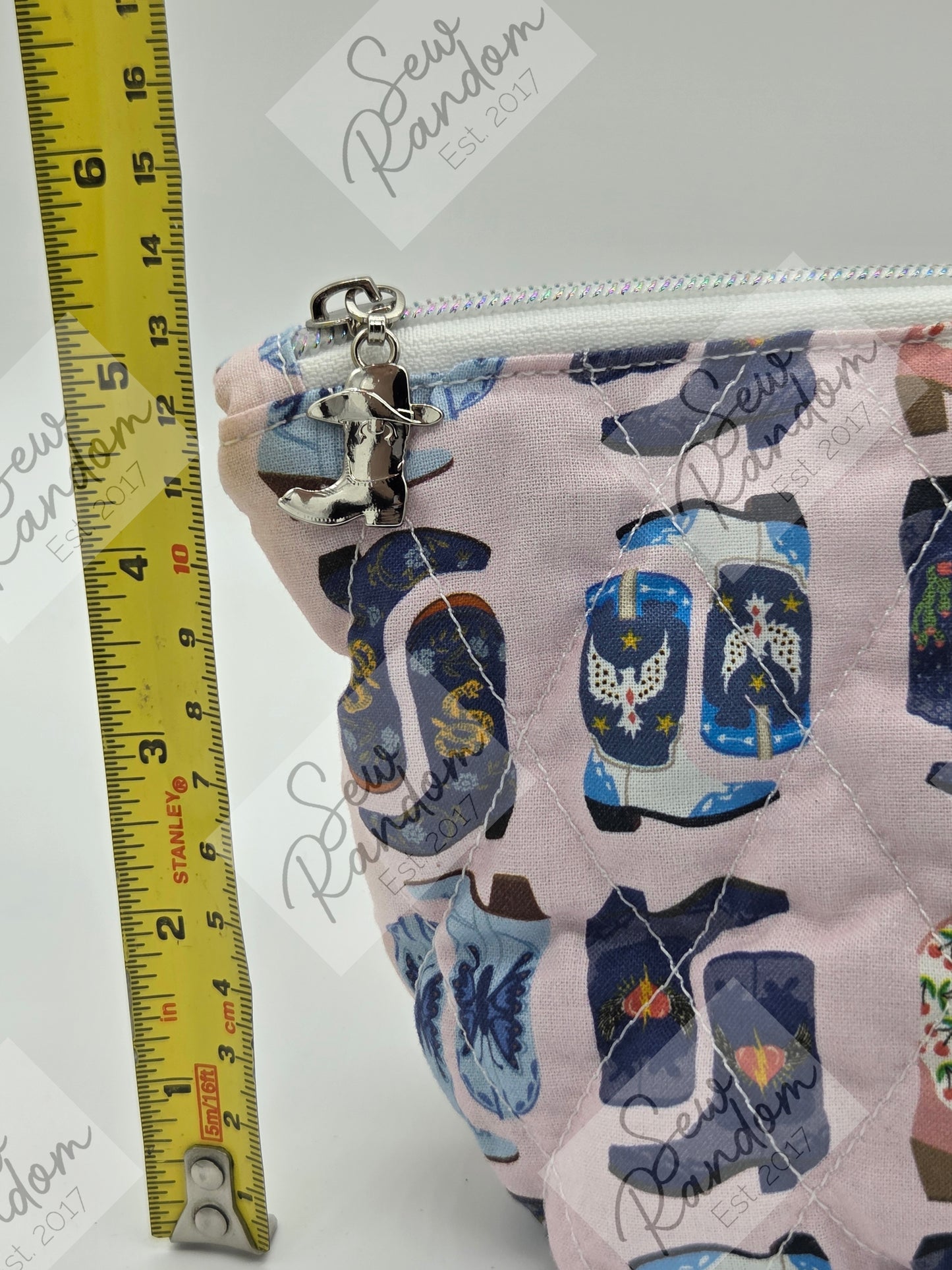 DOLLY QUILTED ZIP BAG - BOOTS