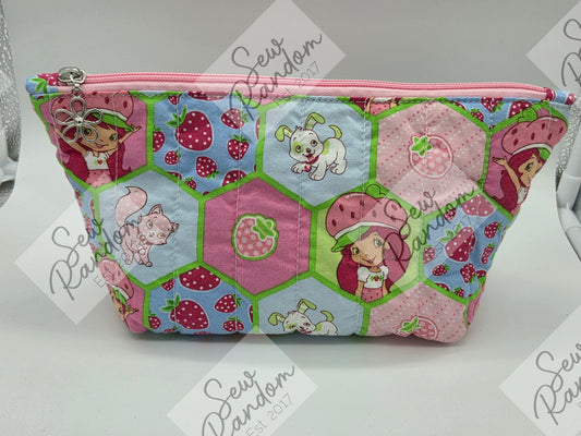 DOLLY QUILTED BAG - STRAWBERRY