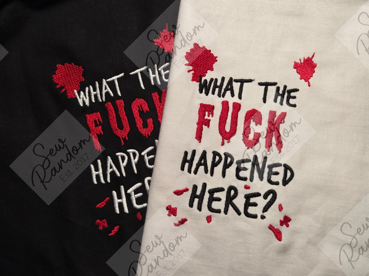 WTF HAPPENED TEA TOWEL