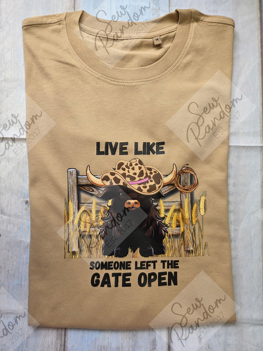 GATE OPEN T SHIRT