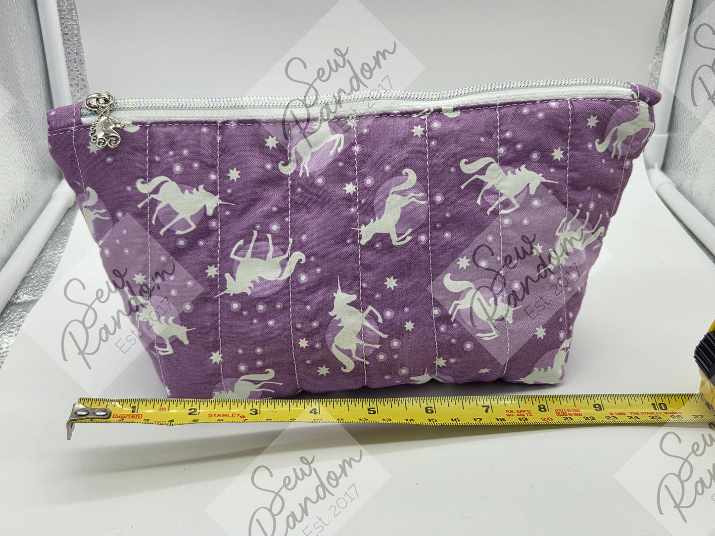 DOLLY QUILTED BAG - PURPLE UNICORN