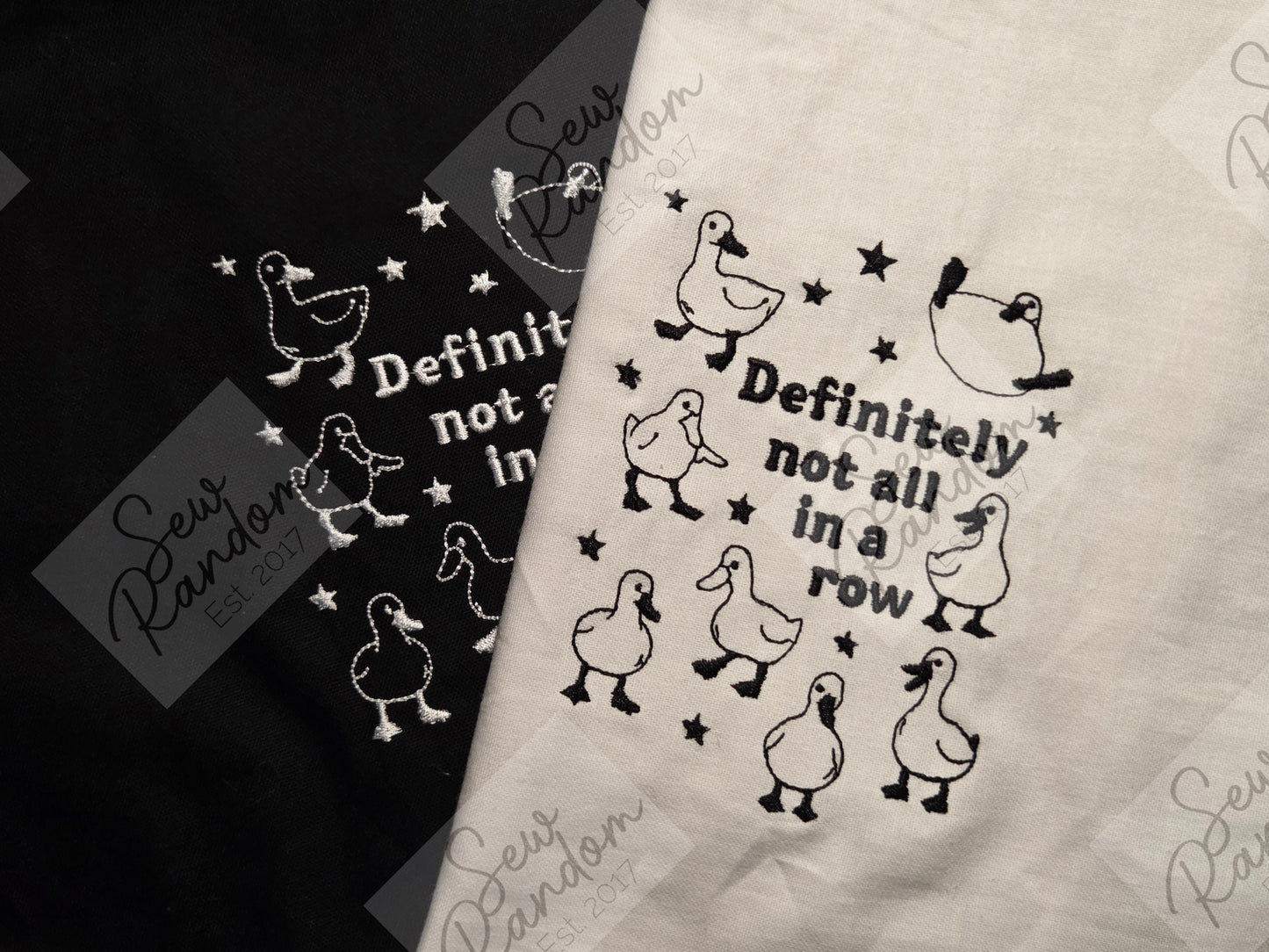 NOT IN A ROW TEA TOWEL