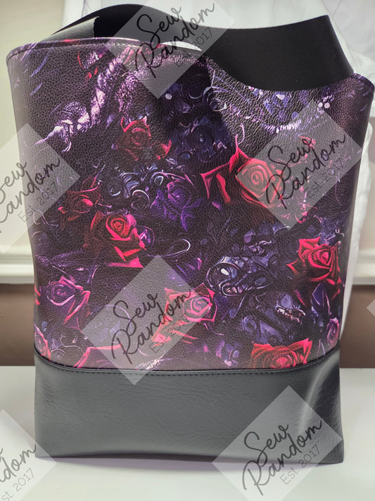 DRAGON ROSES TOTE BAG