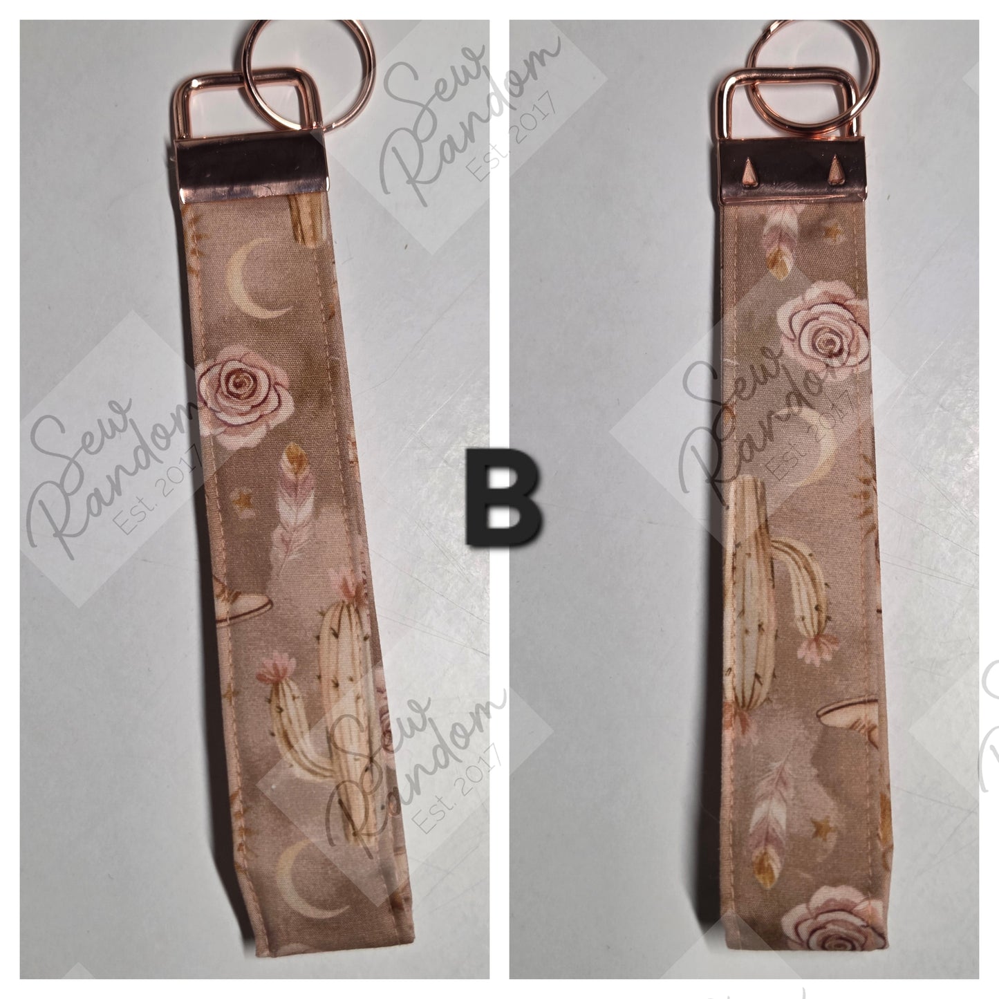 DESERT ROSE WRISTLET KEYRING