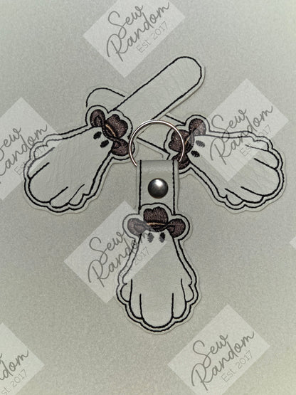 COWBOY GHOST KEYRING