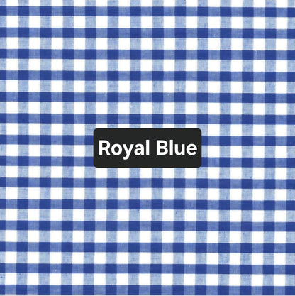 GINGHAM SCRUNCHIES