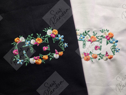 FLORAL FUCK TEA TOWEL