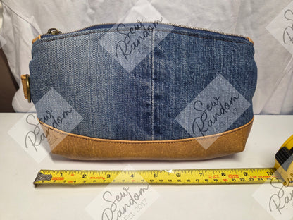 CLARY WRISTLET - DENIM & TAN