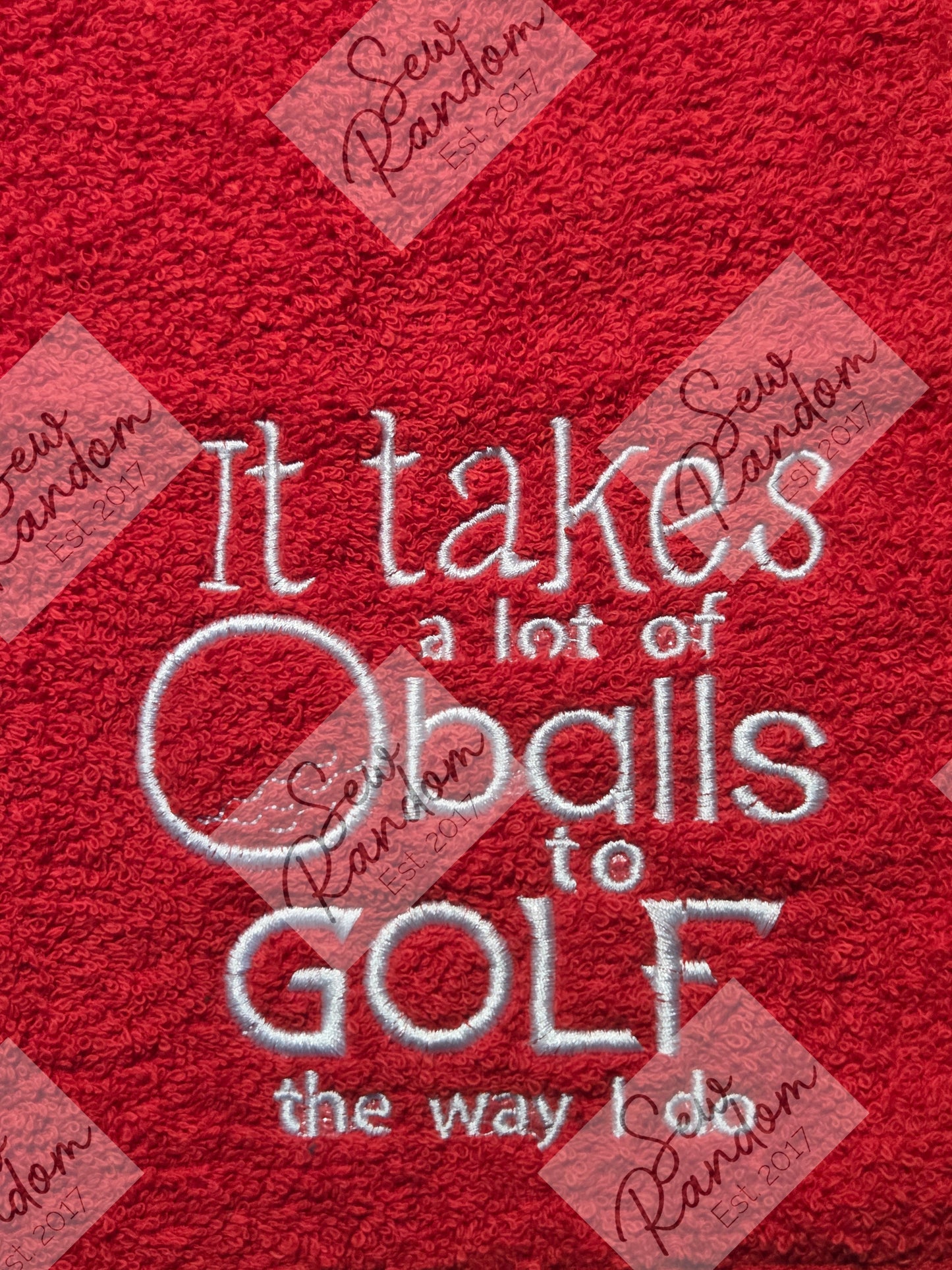 NOVELTY GOLF TOWEL
