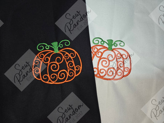 SWIRLY PUMPKIN TEA TOWEL
