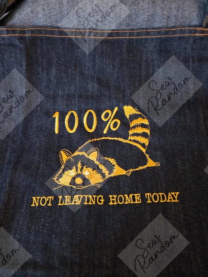 100% EMBROIDERED APRON