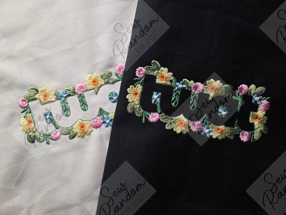 FLORAL TWAT TEA TOWEL