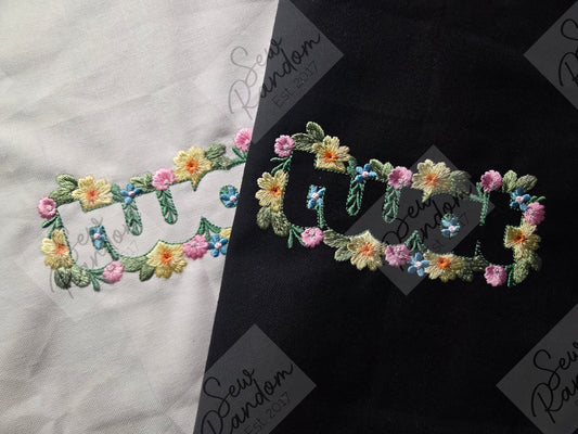 FLORAL TWAT TEA TOWEL