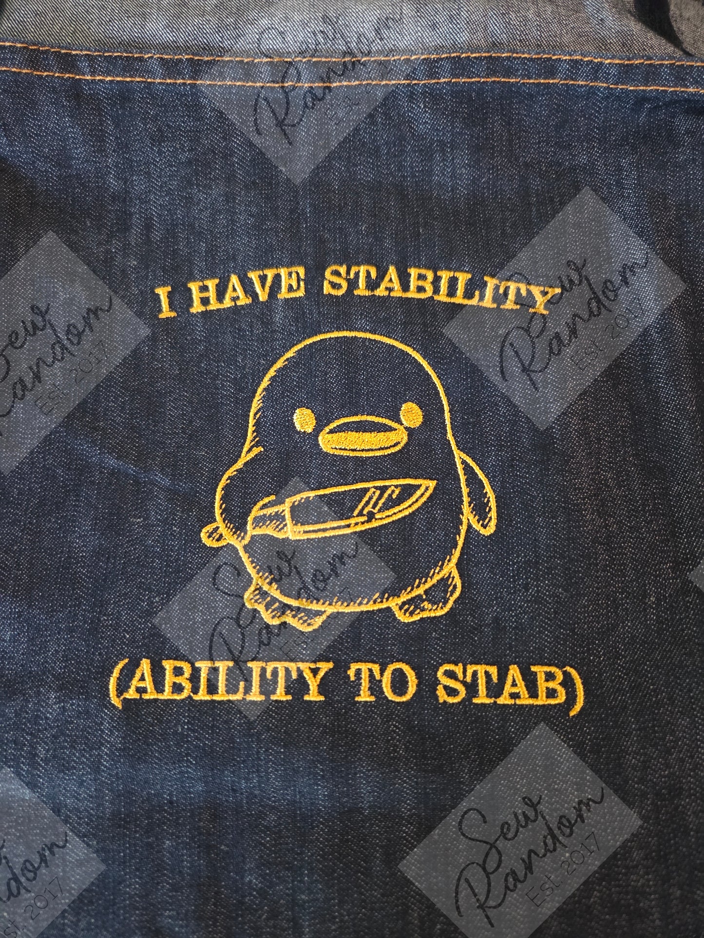 STABABILITY EMBROIDERED APRON