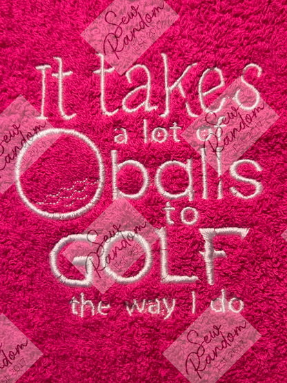 NOVELTY GOLF TOWEL