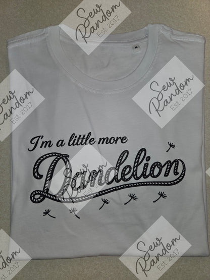 Dandelion Printed Organic Cotton T Shirt