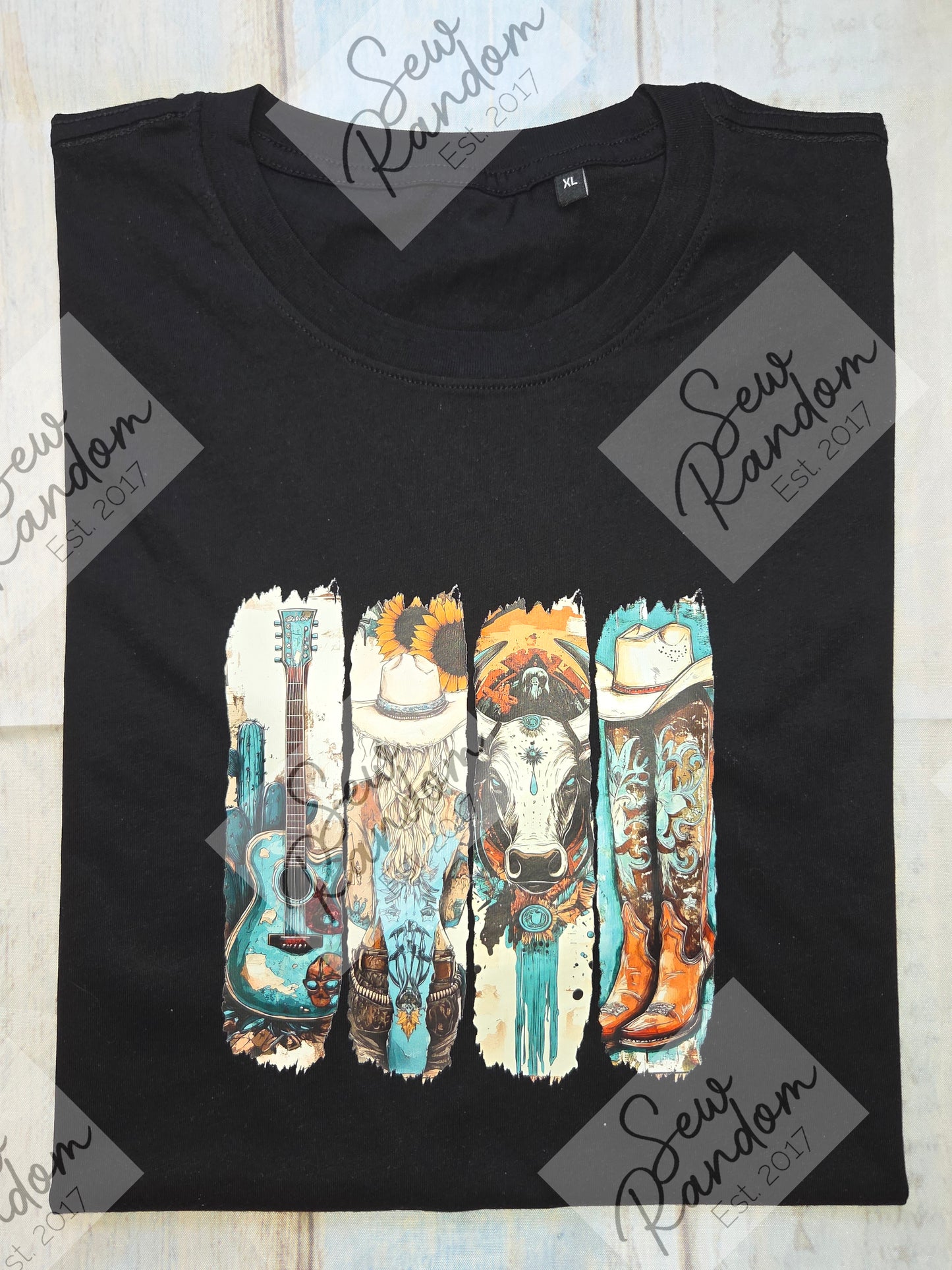 BRUSH STROKES T SHIRT