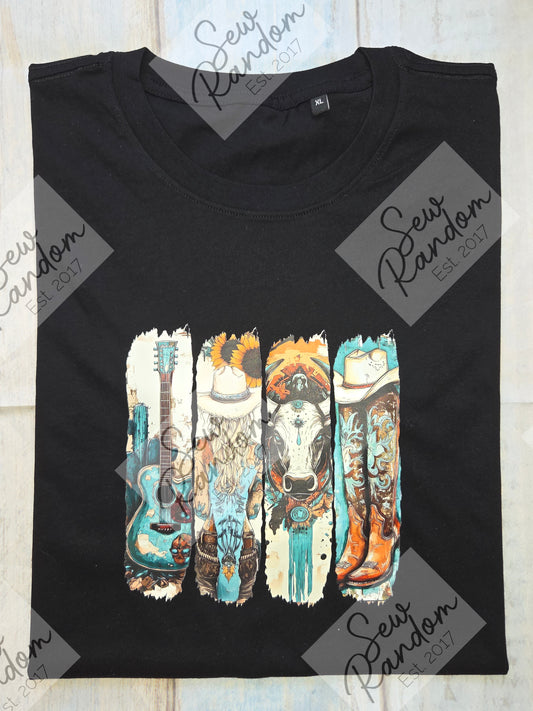 BRUSH STROKES T SHIRT