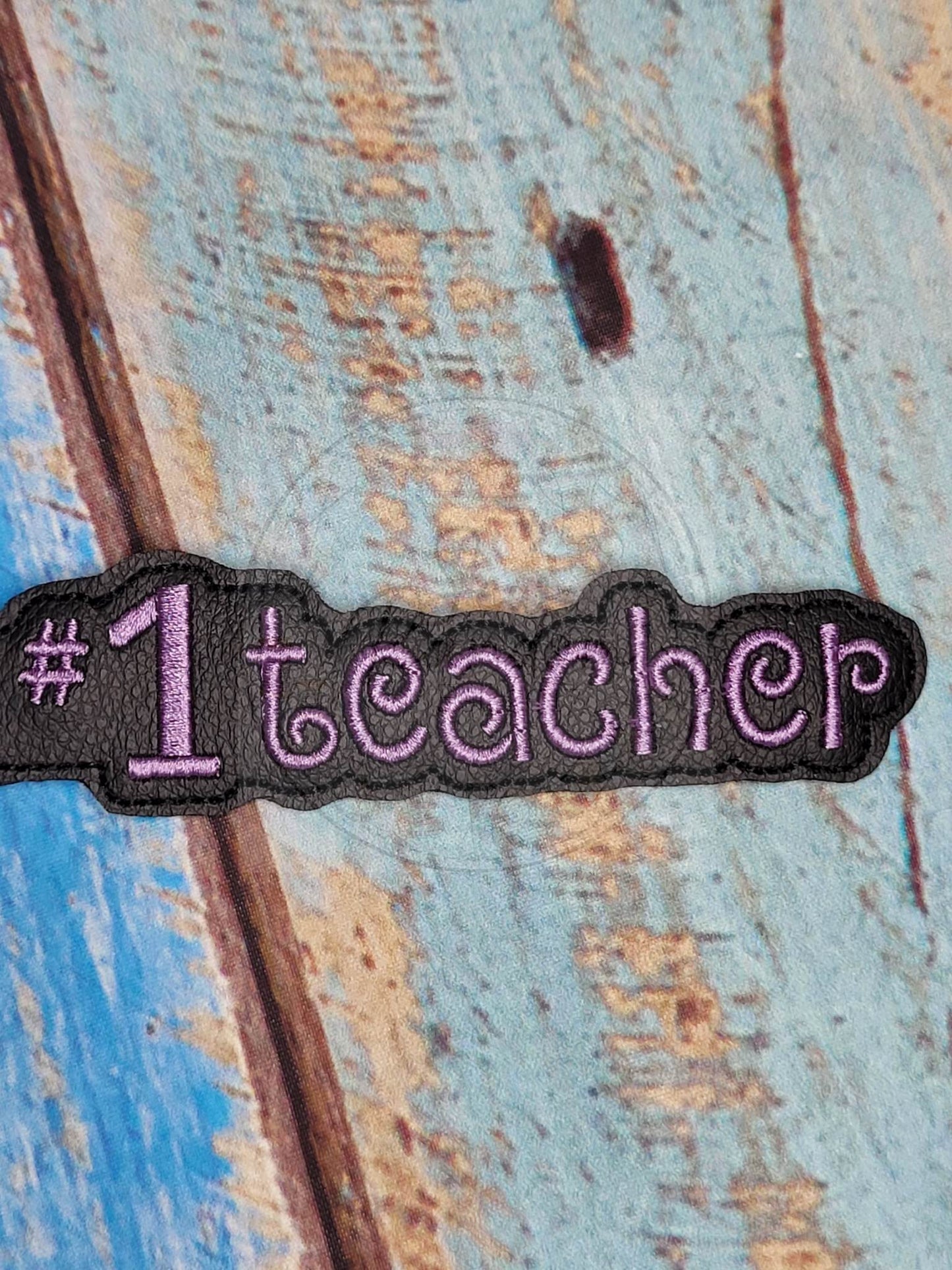 #1 TEACHER KEYRING