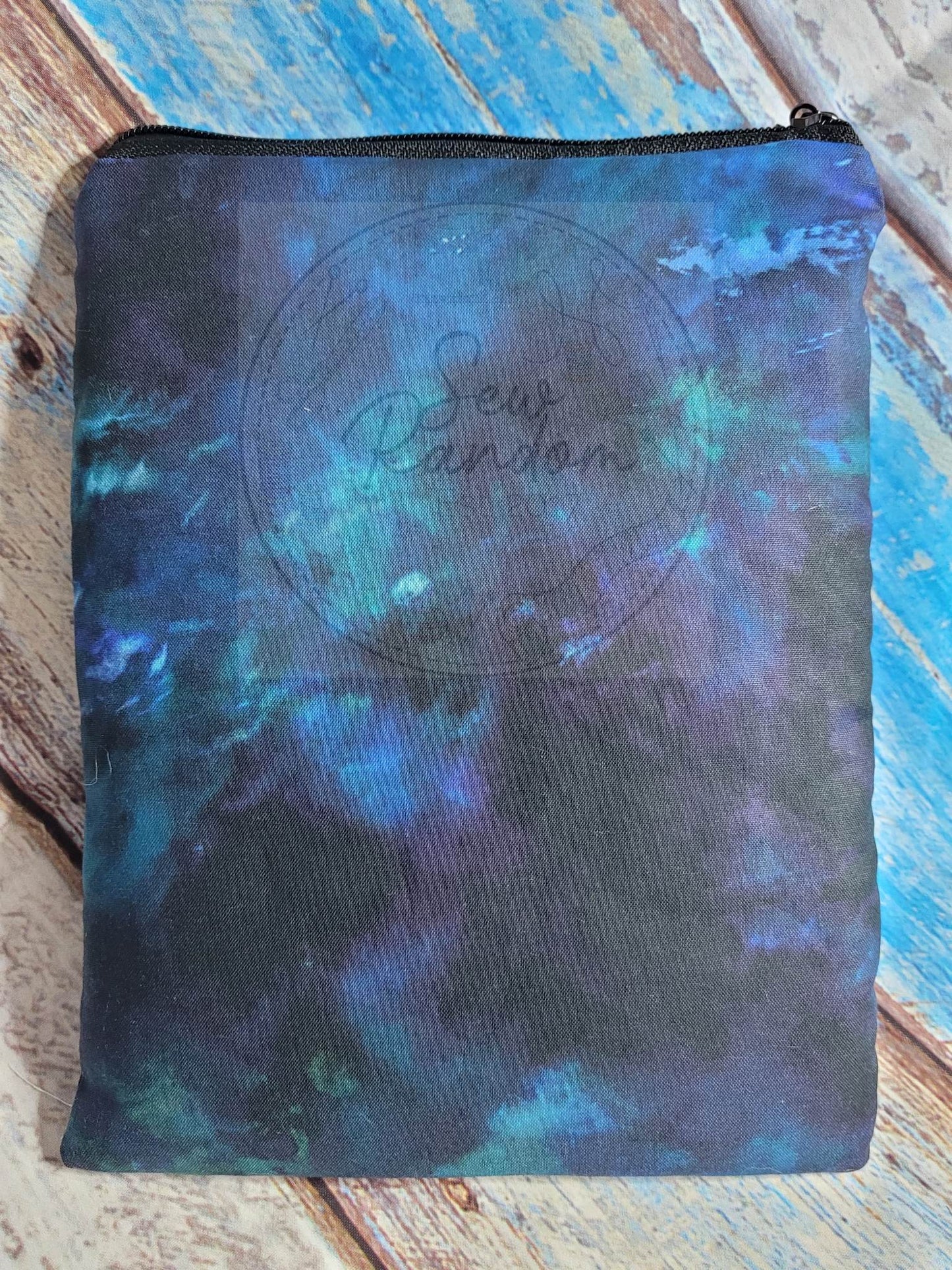 MERMAID GLOW IN THE DARK BOOK SLEEVE - BLACK