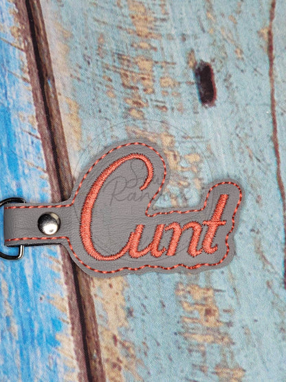 C WORD KEYRING