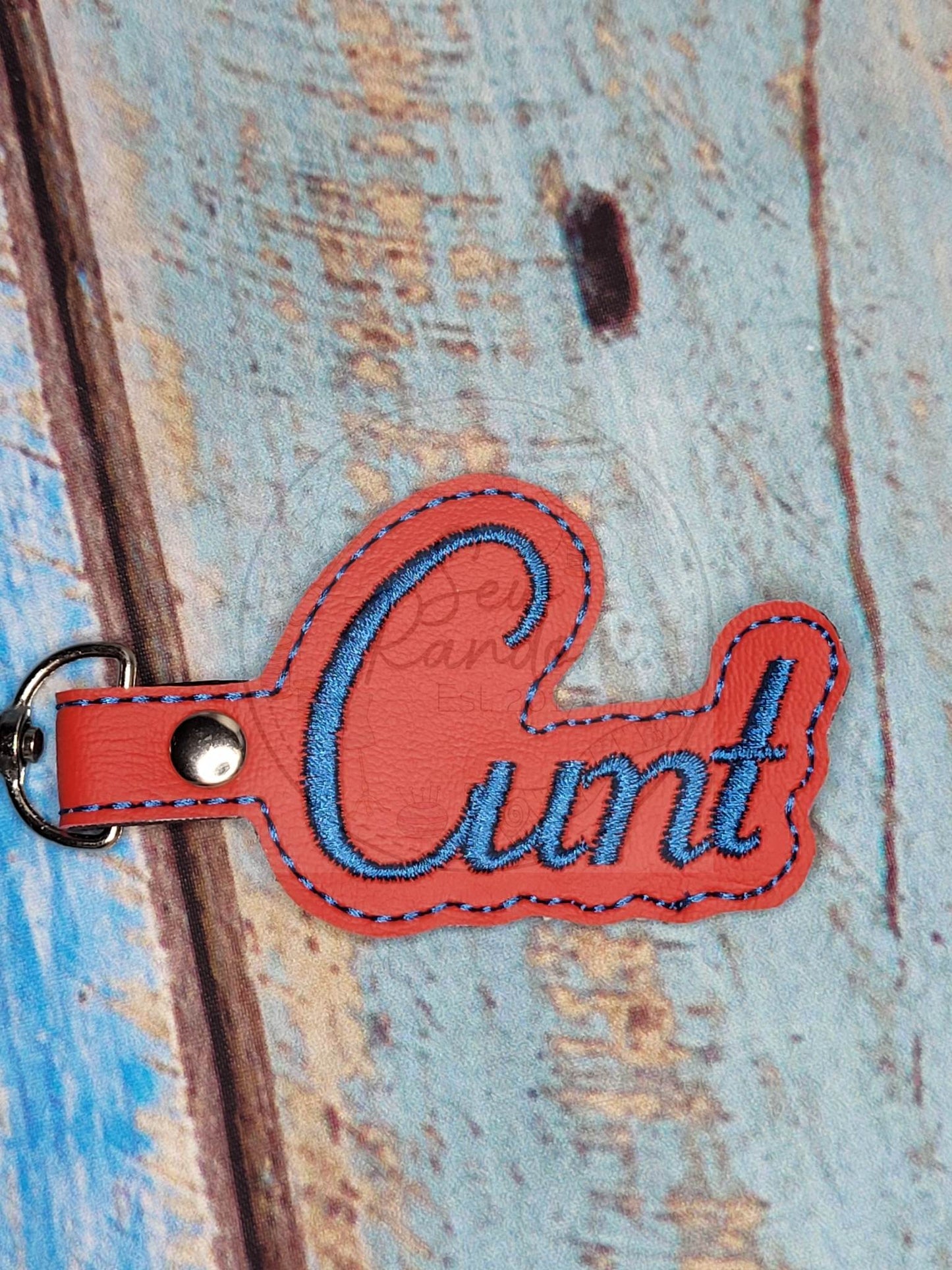 C WORD KEYRING