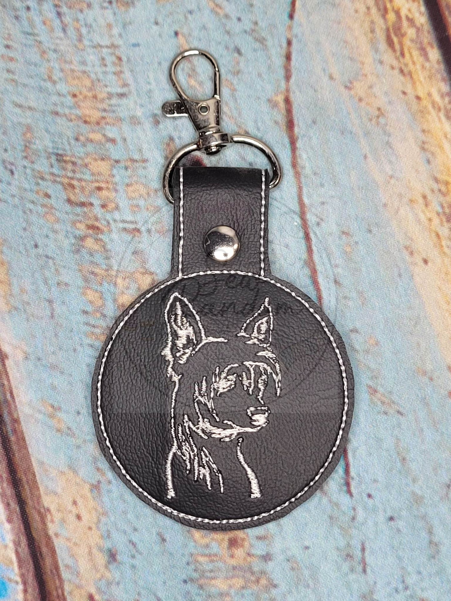 CHINESE CRESTED KEYRING